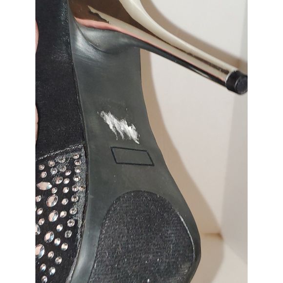Deb Women's Shoes Stiletto Heels Bling Formal Party Platform Size 9 - Picture 10 of 12